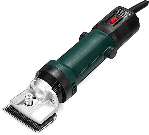 Fårslipmaskin 690W 6 växlar Elektrisk Får Get Hästklippmaskin Clipper Farm Sax Cutter Ull Sax Cut Machine Pet Farm Supplies (Färg : A) (A)
