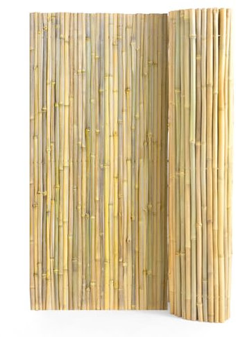 VEVOR Clôture en Bambou Naturel, 2,4 x 1,8 m, Brise-vue de Confidentialité, Rouleau Protection Décoratif en Bambou, Écran d'Intimité pour Jardin, Arrière-cour, Balcon, Patio, Bord de Piscine, Terrasse