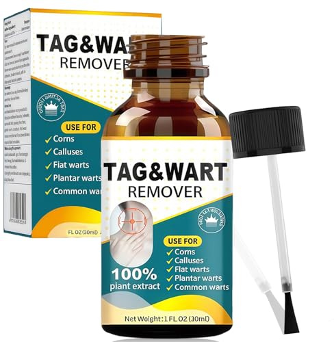 30ml Skin Tag Remover, Soluzione per la Cura della Pelle, Facile e rapido, Adatto a Mani e Piedi