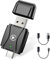Alltotive S3 Adattatore CarPlay Wireless per iPhone, Converte Cablato in Wireless, USB e Type-C Plug and Play, Compatibile Auto con CarPlay Cablato, dal 2016 e iPhone iOS 10+