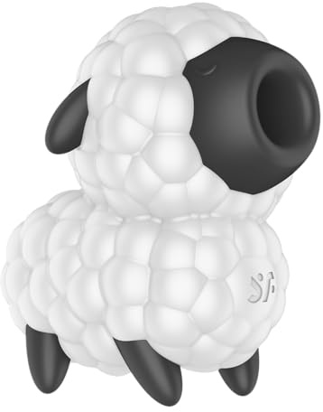 Satisfyer Dreamy Sheep, vibratore da donna a onde di pressione | stimolatore clitorideo con 2 motori | onde di pressione e vibrazione controllabili separatamente | impermeabile | in silicone