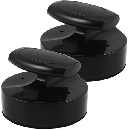 SHINEOFI 2 Piezas Herramienta de Impresión en Bloque de Plástico Negro Mango Ergonómico para Linograbado y Suministros de Bloques de Estampación Eficientes