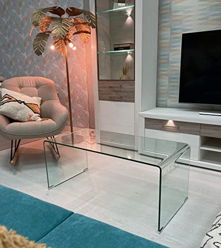 GRUPO SDM - Mesas Centro Cristal - Mesa Cheval Cristal (100x48)