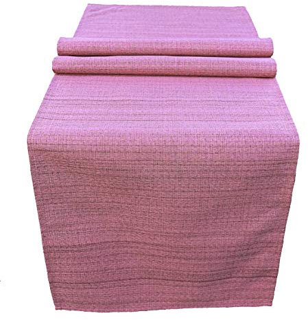 heimtexland ® Nappe d'extérieur chinée, décoration de jardin, 40 x 140 cm, lilas Typ645