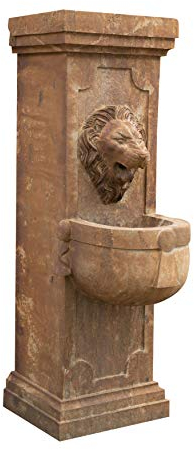Fuente de pared de piedra L40 x PR59 x H125 cm