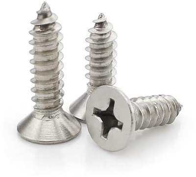 Viti Acciaio Inossidabile contropiede con contrappuntamento con la Testa di Auto -Tocco M1 M1.2 M1.4 M1.5 M1.7 M2 M2.2 M2.3 M2.6 M3 (10 0pcs/Lot) (Length : 18mm, Dimensione : M1.7)