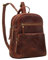 STILORD 'Fabienne' Kleiner Vintage Damen Rucksack Echtleder Cognac mit vielen Fächern und Diebstahlsicher - ideal als Tagesrucksack Daypack Freizeitrucksack und Cityrucksack