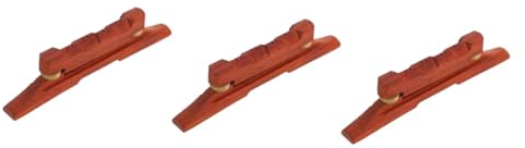 ibasenice 3pcs Bridge for Mandolin String Bridge Compensated Design for Easy Replacement and Enhanced Performance