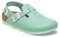 BIRKENSTOCK Tokio Pro Leder Clogs - Hochwertige Unisex Freizeit- und Berufsschuhe für Medizin, Gastronomie und Service, Farbe: Matcha, Gr: 37