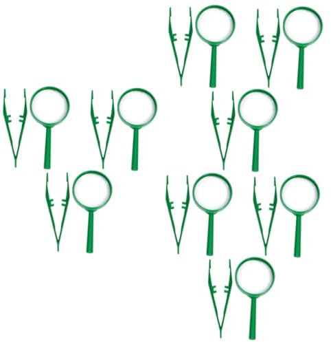 Abaodam 9sätze Handheld Lupe Für Junge Mädchen Teiliges Mit Pinzetten Beobachtungswerkzeuge Für Jungen Und Mädchen Für Outdoor-aktivitäten Und Erkundung Der Natur