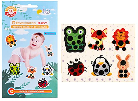 Adesivo Febbre Incollabile Carino Cartoon Fronte Febbre Adesivo Temperatura Febbre Per Bambini Bambini Bambini Adulti Domestico Cerotto Febbre Aspetto Monitoraggio Continuo