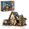 FUNWHOLE A-Frame-Hütte Beleuchtetes Baustein-Set – 2061 Teile Natur-Retreat Modell mit LED-Licht für Erwachsene & Jugendliche | Alpenhütte mit Camping-Details & kreativer Gestaltung
