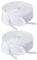 Grandes cordones Campus 00s blancos, cordones planos, anchos de 20 mm, 120 cm, ideal para zapatos deportivos, 1 pares