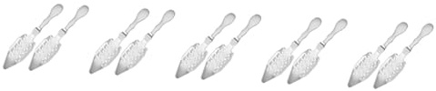 OKUMEYR 5 juegos de accesorios de absenta de mano para cucharas de absenta decorativas, filtro de bar para cócteles, 2 unidades x 5