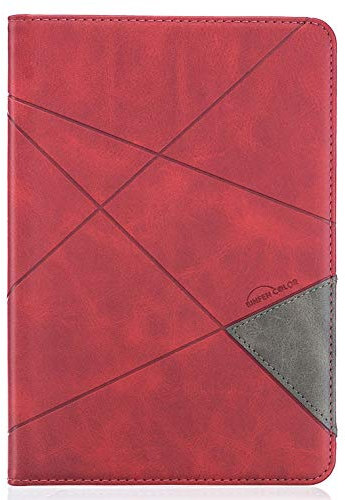 Custodia in pelle per tablet da 8 pollici compatibile con Amazon Fire HD 8 Tablet 2020, custodia intelligente con chiusura magnetica pieghevole e supporto per carte di credito, per uomo/donna