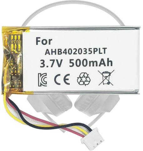 Aousavo HD250BT AHB402035PLT - Batteria di ricambio compatibile con cuffie wireless Bluetooth Sennheiser HD 250BT