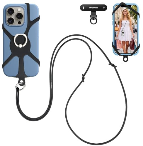 MoKo Smartphone-rem med justerbar rem och ring