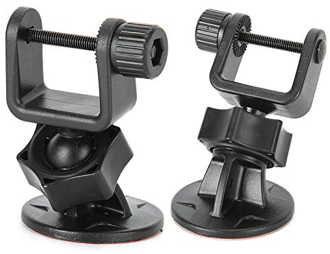2Pcs Dash Cam Mount, Mini Car Dash Cam Mount Universal Adhesive Mount Holder, U Head, for Vehicle Video Recorder on Windshield & Dash Board