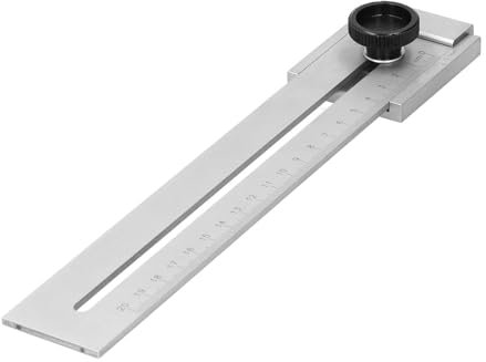 Strumento for tracciare fori Righello for tracciare fori Righello for tracciare fori Righello for tracciare fori 200 mm 7,9 pollici Calibro for tracciare acciaio inossidabile Strumento for tracciare c