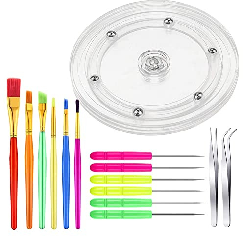 Peowuieu Set di decorazioni per biscotti, 15 pezzi, accessori, piatti girevoli per biscotti, biscotti