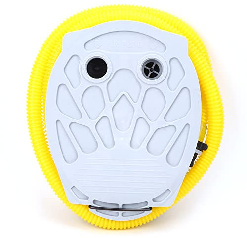 Tragbare Fußpumpe aus Kompaktem Kunststoff für den Sportsport Zum Angeln auf Schlauchbooten, Schlauchbooten und Kajaks