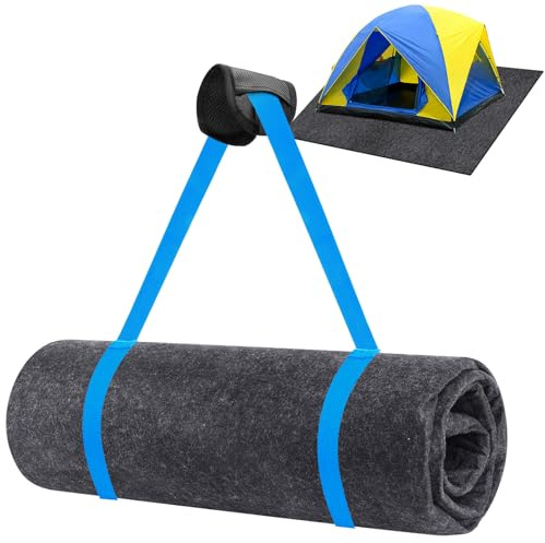 Camping Tent Carpet Mat 6.5x5 Ft Waterproof Rug Liner - Portable Under Tent Mat to Keep Floor Dry Blanket, Moisture Barrier for Camping Gear, Outdoor Picnic Supplies