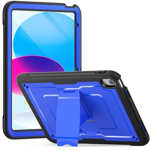 Compatibile con iPad 11a generazione A16 11 pollici 2025/custodia di 10a generazione 10,9 pollici 2022, design antiurto con protezione dello schermo integrata, robusta copertura protettiva integrale