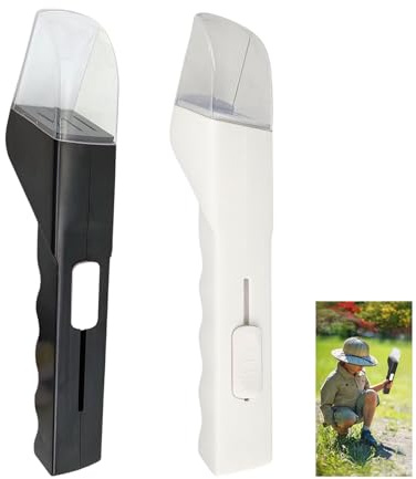 KLINNA 2 trappola per insetti vivi, per ragni umani per casa e giardino, tenuta a mano, senza contatto, strumento sicuro per bambini, cattura api portatile