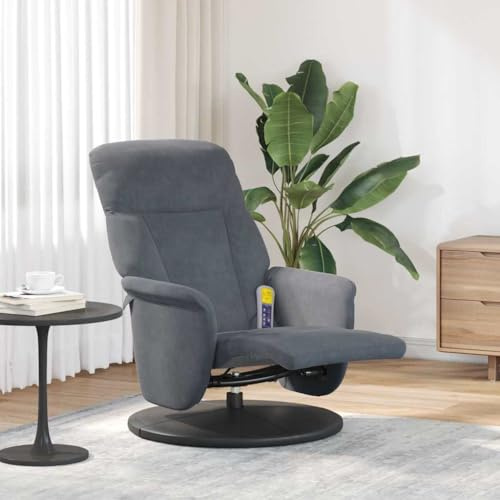 Genérico Silla de masajes reclinable Gris Oscuro 91 x 71 x 105 cm,Mobiliario,Sillas,Sillones de Masaje eléctricos,42018599