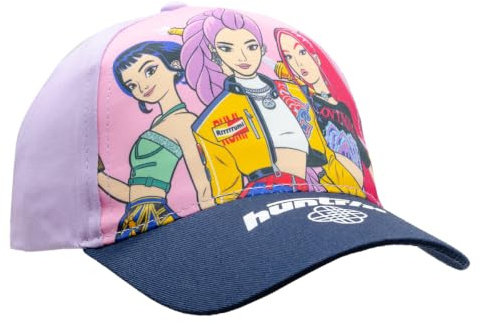 ms móvil shop Gorra Infantil Guerreras K-Pop Ajustable – Talla 54/56 cm, Visera Curva, Ligera y Cómoda para Uso Diario, Playa y Actividades al Aire Libre