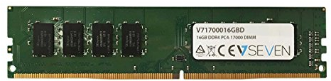 V7 V71700016GBD Desktop DDR4 DIMM Arbeitsspeicher 16GB (2133MHZ, CL15, PC4-17000, 288pin, 1.2 Volt)
