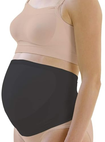 Medela, Fascia per Maternità Sostenitiva, Senza Cuciture, Offre Sostegno e Sollievo in Gravidanza e Dopo il Parto, Taglia XL, Nero