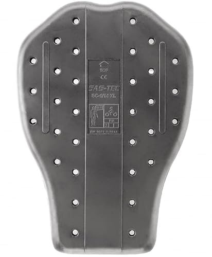 SAS-TEC Rückenprotektor für Motorradjacke und Anzug, offizielles deutsches Design, CE Race Grade 2, Rückenpolster – SC-1/14XL (SC-1/14XL)