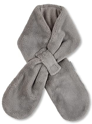 Sterntaler Unisex babyhalsduk av teddyfleece, baksida bomullsfleece, brun melange 70, brun melange, 70 cm