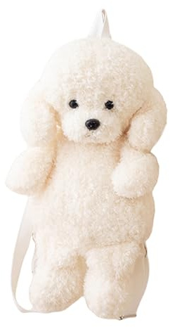 Genérico Bolso Peluche | Bolso de Peluche con de Animal | Cartera Con De Perro Realista Y Adorable Para Mujeres Niñas Escolar Viajes Al Aire Libre