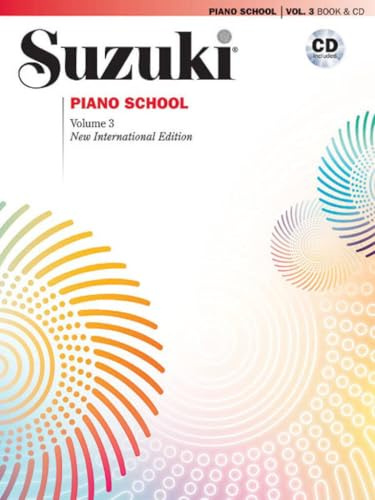 Suzuki piano school vol. 3 + cd - international edition - piano - avec cd