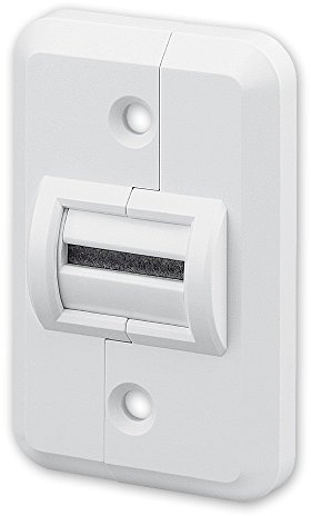 Energiespar Gurtführung, Bürstendichtung, Einlauf, Nachrüsten, bis 23 mm Breite Rolladengurt, Farbe: weiß, Montage ohne Gurtausbau, Großer Energieeinspareffekt, von EVEROXX®