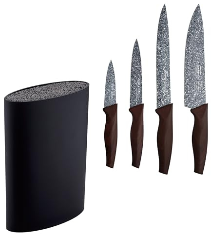 San Ignacio PK1989 Juego de 4 cuchillos de cocina en acero inoxidable con tacoma universal lavable