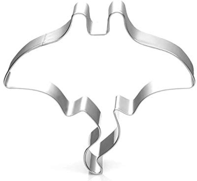 WDYJMALL Manta Ray Mobula Fish Shape Cookie Cutter