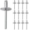 50 Pezzi Rivetto Pop Cieco con Testa a Cupola in Alluminio Rivetti Ciechi in Alluminio con Flangia Grande, per Lamiera, Lavorazione Del Legno, Industriale (4,8 * 13 * 16 mm)