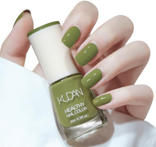 Beautfave Green Nail Polish - Long Lasting, Quick Dry Avocado Green Varnish for DIY Nail Art