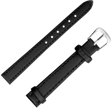 12mm Ladies Watch Strap Soft Genuine Thin Leather Watch Bands for Women