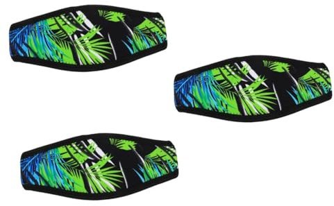 BESPORTBLE 3stücke Wiederverwendbare Tauchmaskenriemenabdeckung Aus Neopren Stylische Und Praktische Schwimmbrillenriemenhülle Für Tauchen Schnorcheln Und Wassersport Waschbar Und Leicht