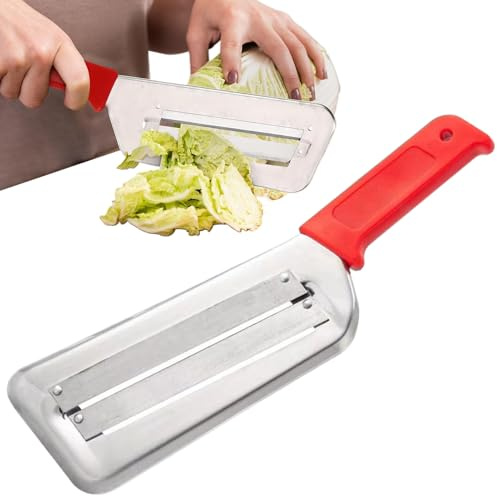 Rallador de col rebanada,Herramienta De Corte De Verduras De Doble Capa - Accesorio De Cocina Versátil Con Enchufe Ergonómico Para Pepinos Patatas Zanahorias y Cebollas