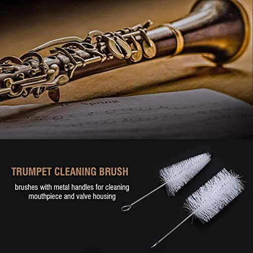 Drfeify Trumpet Cleaning Set Complete Maintenance Kit for Trumpet Players and Enthusiasts