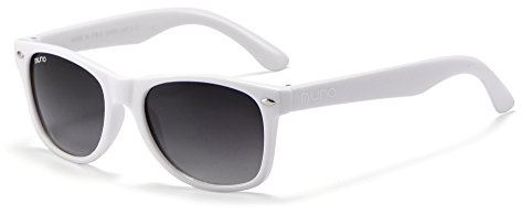 Miuno® 6833a Lunettes de soleil polarisées pour enfant avec étui Lunettes de soleil pour fille et garçon - Blanc - Taille unique