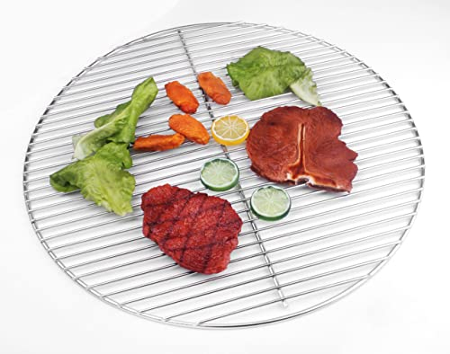 HeRo24 Edelstahl Grillrost 54,5 cm 4/3 mm für Kugelgrill 55-56 - 57 cm auch für Weber 57