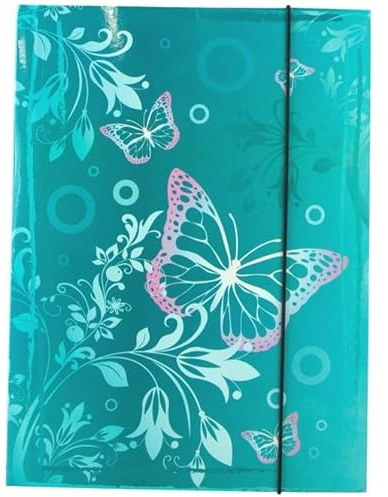 Gummizugmappe DIN A3 - Floral