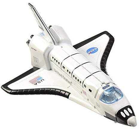 Playmaker Toys NASA USA Space Shuttle Die Cast 6 1:400 Scale w/Light & Sound and Pullback Action