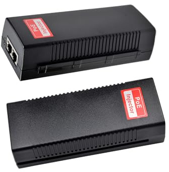 Gigabit 90W PoE++ Injector Adapter, IEEE 802.3bt PoE Standard 54-56V Active POE+ 10/100/1000Base-T, Plug and Play for Wireless Access Points/PTZ/Videophones